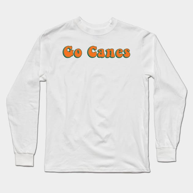 UMiami Sticker Long Sleeve T-Shirt by AashviPatel